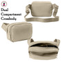 Two Compartment Belt Bag with Monogram-4 Colors-Free Ship.Gift for Her.College Travel.Vacation Bag.Tween Belt Bag.Bat Mitzvah Gift.