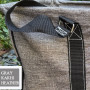  FOR HIM Monogrammed XL Utility Tote-Trunk Organizer- Gray Kakhi Heather- Collapsible-FREE SHIP-Bride Gift-Grocery Tote -Grad Gift-Picnic Tote-Beach Tote-Car organizer-Tailgate Tote
