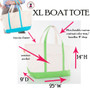 X Large Canvas Boat Tote with SPECIALTY MONOGRAM - CHARLESTON-Free Ship.Bridesmaid Tote.Boat Tote.Grad Gift.Mom Gift.Beach Tote.Weekender Tote.Cruise Tote.Travel Tote