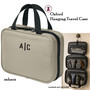 Hanging Deluxe Sahara Toiletry Bag FOR HIM with Monogram.Free Ship.Groomsmen Gift.Grad Gift.Father's Day.Corporate Travel Organizer