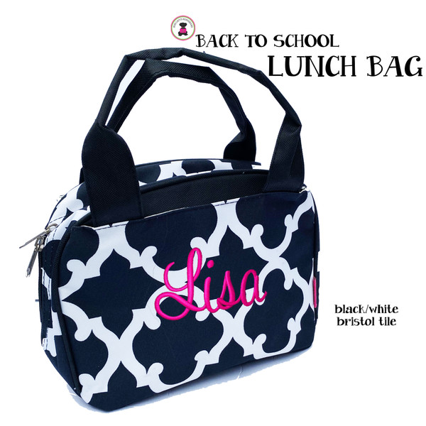 Back To School Favorites: Personalized Lunch Bag from Four Peas