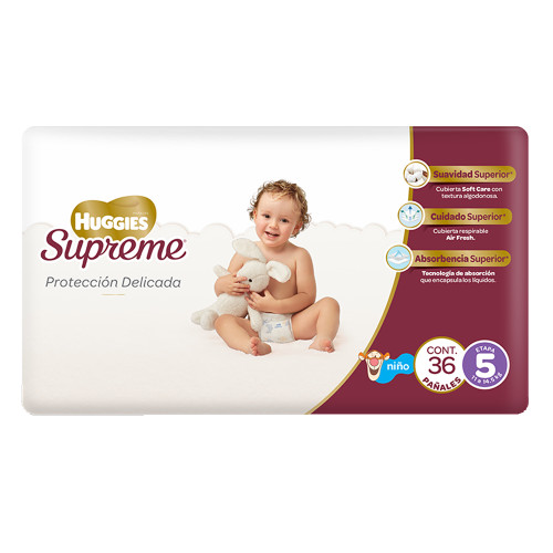 Huggies Supreme Size 5 Diapers - 36 Pieces