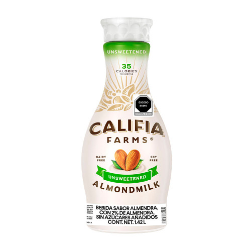 Califia Farms Unsweetened Almond Milk (1.4L/49oz)