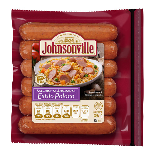 Johnsonville Polish Sausage (397g/0.9lbs)