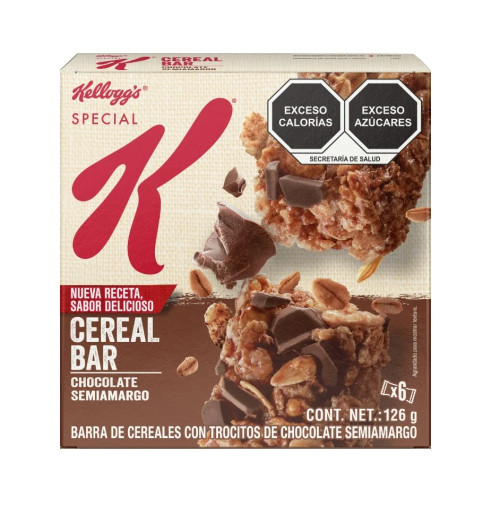 Kellogg's Special K Semisweet Chocolate Cereal Bars (165g/0.4lbs)