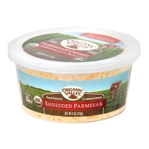 Organic Valley Grated Parmesan Cheese (113g/0.25lbs)