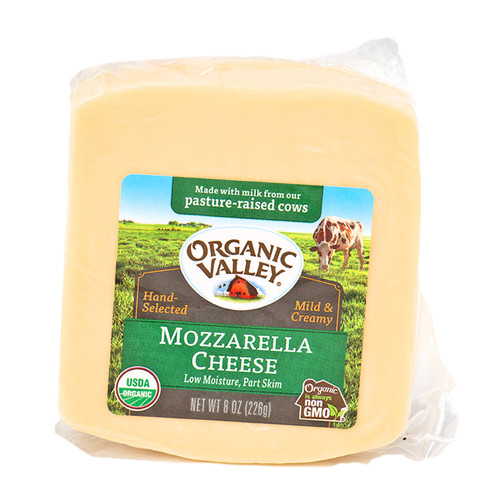 Organic Valley Mozzarella Cheese (226g/0.49lbs)