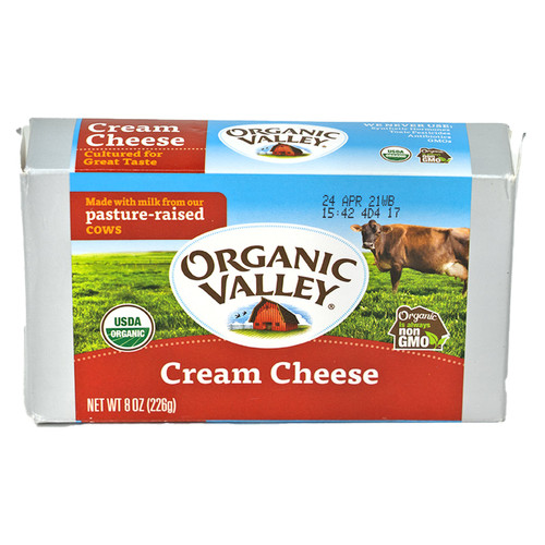 Organic Valley Cream Cheese (226g/0.49lbs)