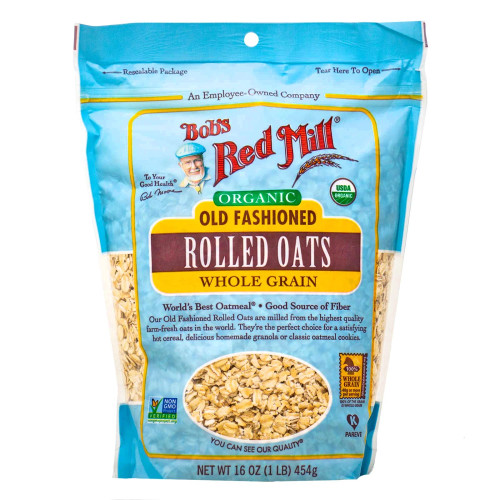 Bob's Red Mill Whole Grain Old Fashioned Rolled Oats (454g/16oz)