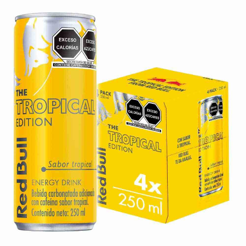 Red Bull Tropical - 4 Pack (250mL/8oz)