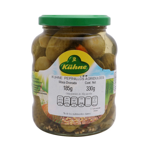 Kuhne Gherkin Pickles (330g/11.64oz)
