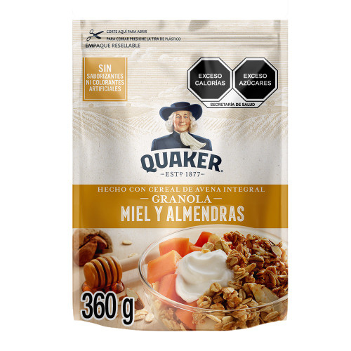 Quaker Almond and Honey Granola with Oatmeal (360g/0.8lbs)