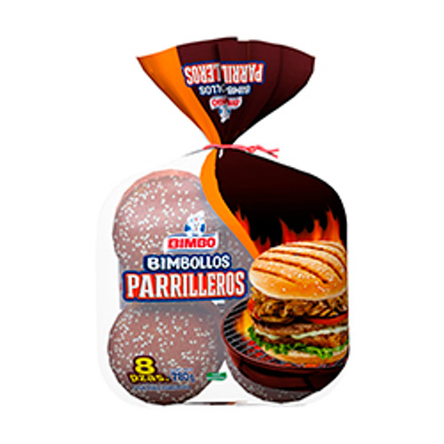Bimbo Grill Hamburger Buns 8 pack (450g/1lb)