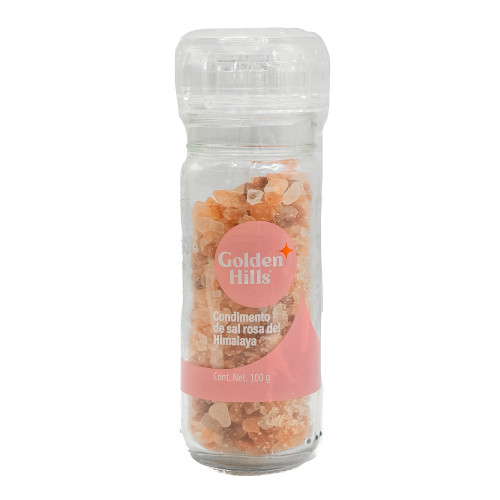Golden Hills Himalayan Pink Salt Grinder (100g/3.5oz)