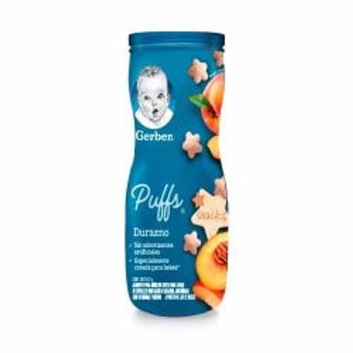 Gerber Peach Puffs (42g/0.1lbs)