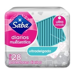 Saba Ultra-Thin Pads - 28 Pieces