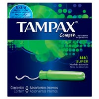 Tampax Super Tampons - 8 Pieces