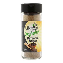 Utopia Organic Black Pepper (55g/0.12lbs)