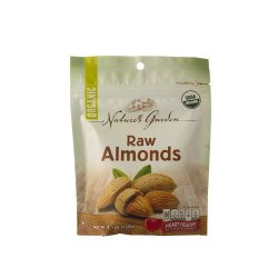 Natures Garden Bag Whole Almonds (127g/0.27lbs)