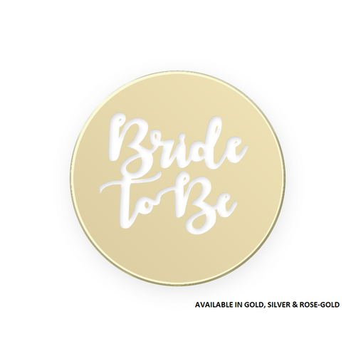 Bride to Be Cupcake Topper