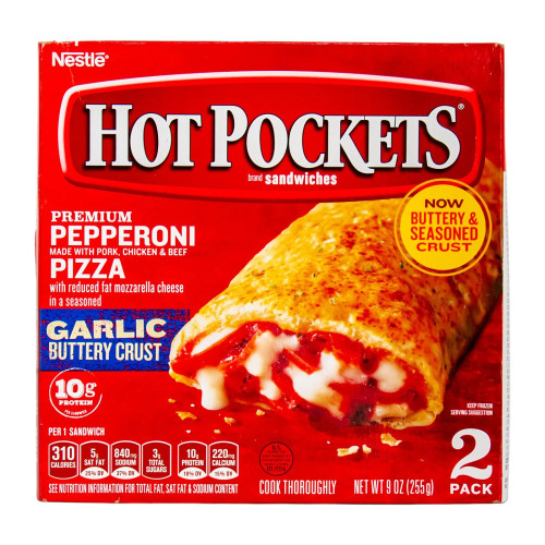 Hot Pockets Pepperoni Pizza (255g/0.56lbs)