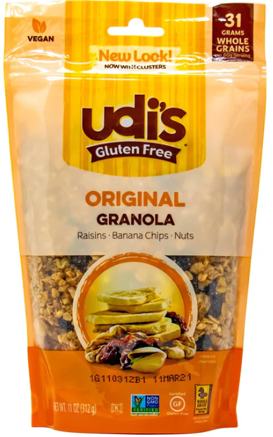 Udis Granola Original Gluten Free (11 oz/311gr)