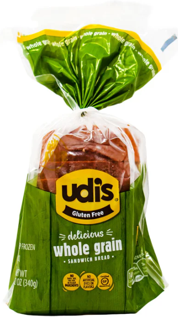 Udis Bread Sandwich Whole Grain Gluten Free (12oz/340.2gr)