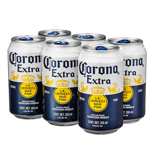 Corona Cans - 6 Pack (355mL/12oz)