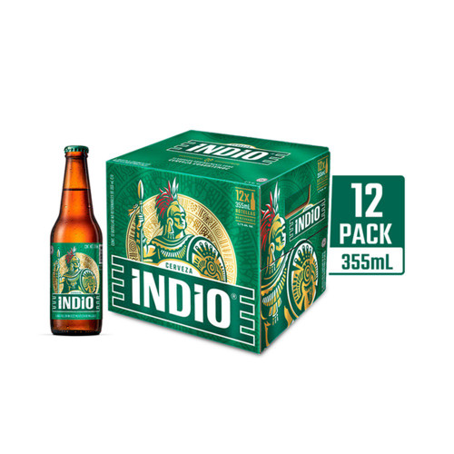 Indio Bottles - 12 Pack (355mL/12oz)