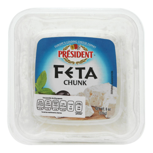 President Feta Cheese Block (227g/8oz)
