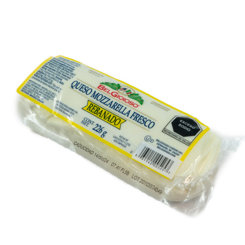Belgioioso Fresh Sliced ​​Mozzarella Cheese (226g/8oz)