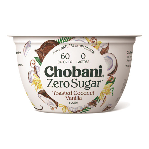 Chobani Toasted Coconut Vanilla Zero Sugar Greek Yogurt (150g/0.33lbs)