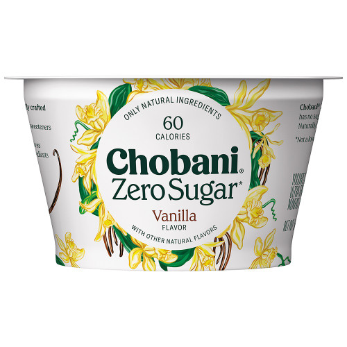 Chobani Vanilla Zero Sugar Greek Yogurt (150g/0.33lbs)