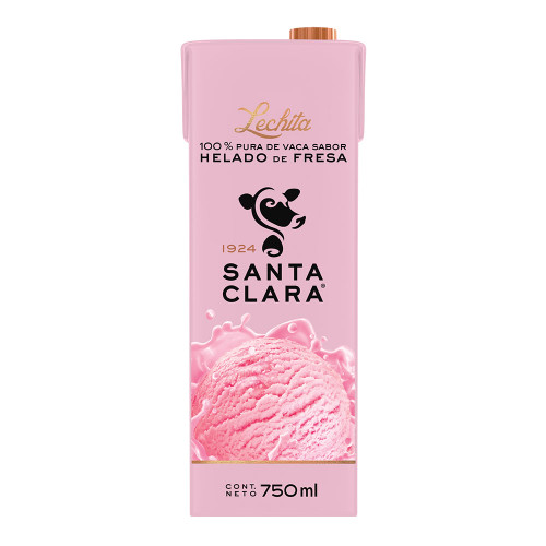 Santa Clara Strawberry Milk (750ml/24oz)