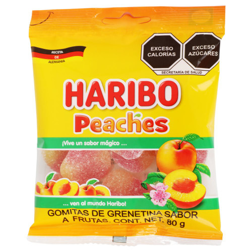 Haribo Peach Gummies  (80g/2.8oz)