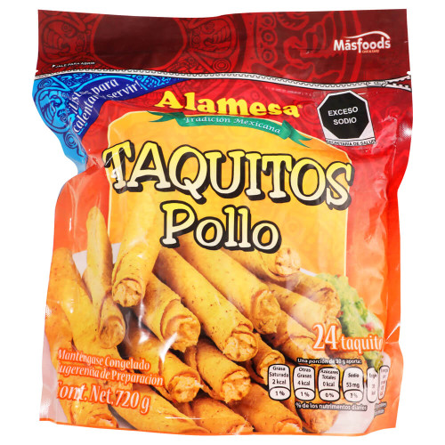Frozen Chicken Taquitos -24 Pieces