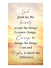 Holy Card: Serenity (HC7103e)