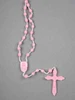 Plastic Cord Rosary: Pink (RO9827P)