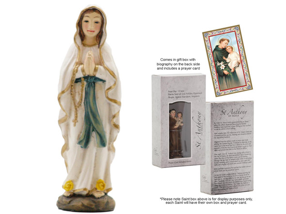 Resin Statue, OL Lourdes 9cm(STR308)