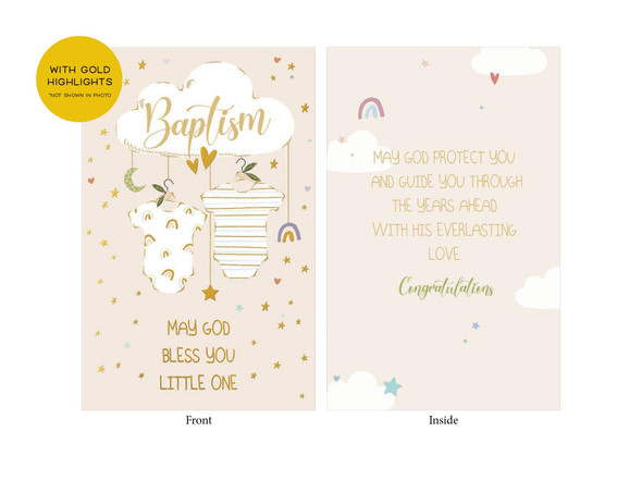 Card (each): Baptism General (CD13247)