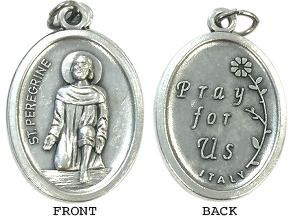 Silver Oxide Medal: St Peregrine (ME02228)
