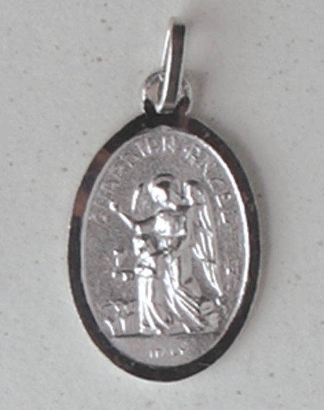 Sterling Silver (925) Medal, Guardian Angel (ME9710)