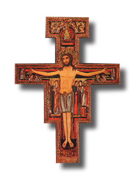 Wall Crucifix: San Damiano 14cm (CR0002)