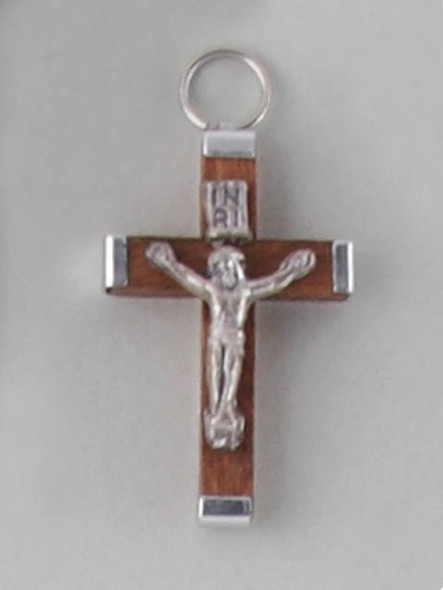 Crucifix Pendant Wood 3.5cm Brown (CRAL35N)