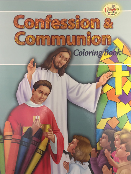 Childrens Colouring Book (StJCB) - Confession and Communion