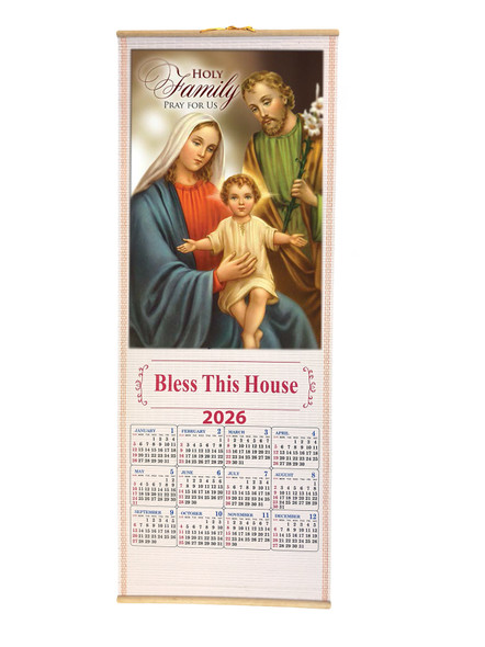 2026 Cane Wall Calendars: Holy Family (GECAL04) 2026 Cane Wall Calendars: Holy Family (GECAL04)