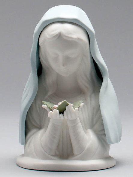 Porcelain Statue, Blue Madonna (ST27350)