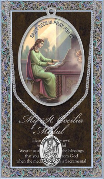 Pewter Medal: St Cecilia (LF9420)