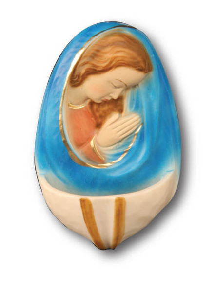Resin Water Font: Madonna Praying (WF9B)