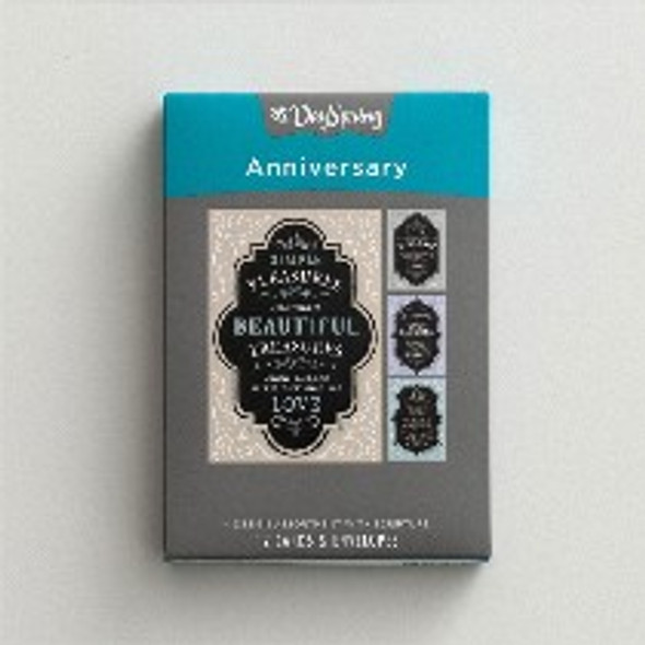 Boxed Cards: Anniversary Chalkboard (CB18546)